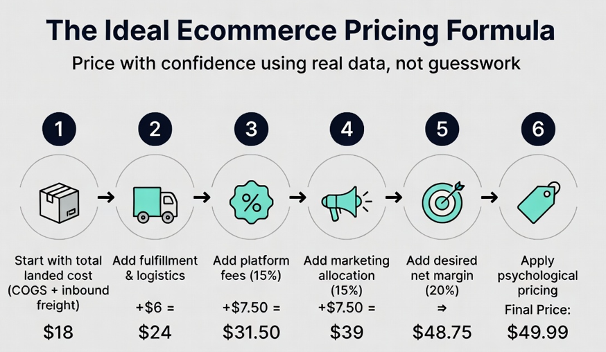 ecommerce pricing formula for ecommerce profitability